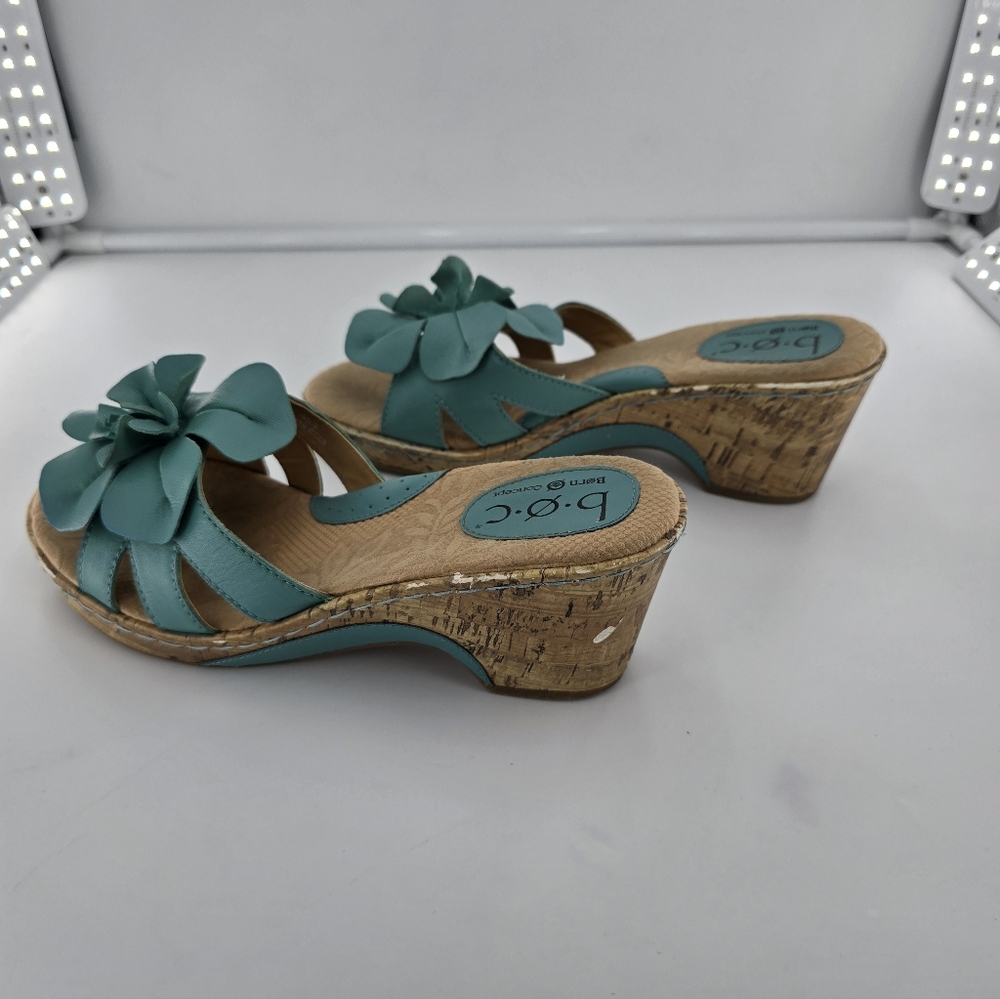 B. O. C. Teal Sandals